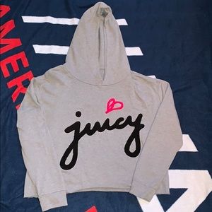 Juicy Couture cropped hoodie